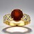 Anello in oro con Hessonite di Ceylon