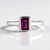 Anello in argento con Rodolite di Naktamunda