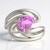 Anello in argento con Kunzite (Pallanova)