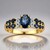 Anello in oro con Zaffiro Kanchanaburi