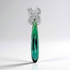 Ciondolo in argento con Indicolite (Adela Silber)