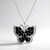 Collier en argent et Saphir noir