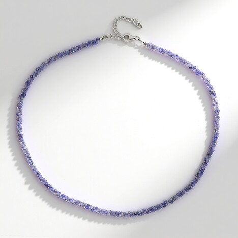 Collana in argento con Tanzanite