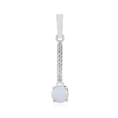 Australian Opal Silver Pendant