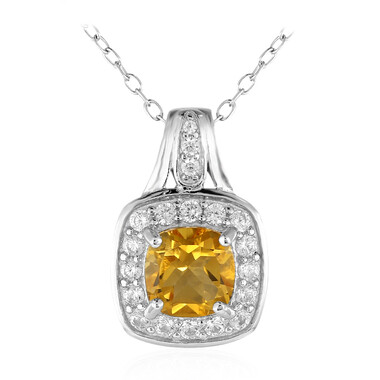 Collana in argento con Citrino