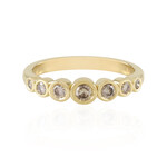 Anillo en plata con Diamante chocolate I2