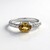 Anello in argento con Zircone Giallo