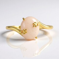 Bague en argent et Morganite de Madagascar
