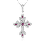 Collana in argento con Rodolite (Dallas Prince Designs)