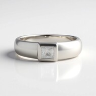 Anello in argento con Zircone