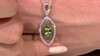 Pendentif en or et Grenat vert menthe de Merelani (SUHANA)