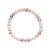 Armband met Roze zoetwater kweekparels