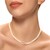 Collana in argento con Perla d'Acqua Dolce Color Crema