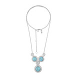 Türkis-Silbercollier (dagen)