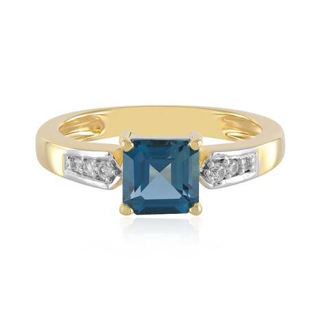 London Blue Topaz Silver Ring