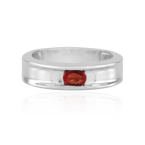 Tanzanian Ruby Silver Ring