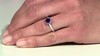 Anillo en plata con Rodolita frambuesa
