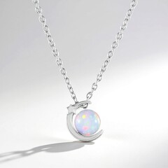 Collana in argento con Opale di Welo (de Melo Essence)