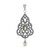 White Freshwater Pearl Silver Pendant
