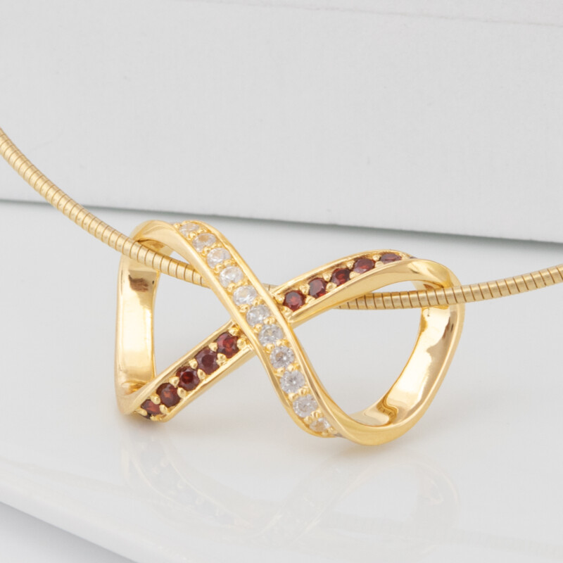 Zirkon-Silberanhänger (MONOSONO COLLECTION)