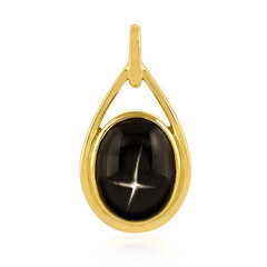 Ciondolo in oro con Diopside Stellato d'India