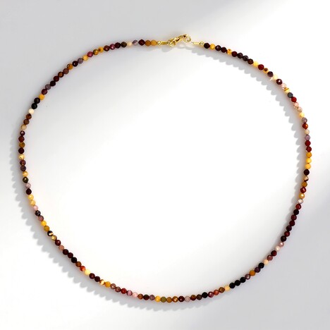Collana in argento con Mokaite