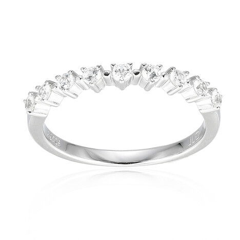 Zircon Silver Ring