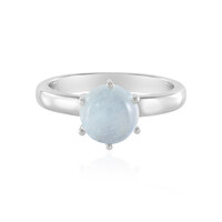 Anello in argento con Acquamarina Brasiliana