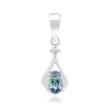 Ciondolo in argento con Tanzanite Verde