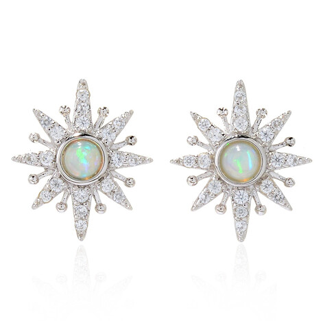 Welo-Opal-Silberohrringe (Dallas Prince Designs)