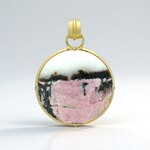Ciondolo in argento con Rodonite Sulavesi (Bali Barong)