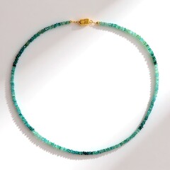 Collana in argento con Grandidierite (Adela Silber)