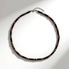 Collana in argento con Onice Nero