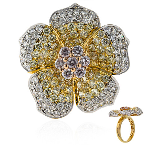 Bague en or et Diamant rose I1 (CIRARI)