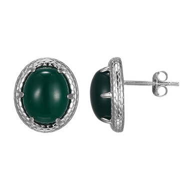Orecchini in argento con Agata