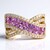 Anello in oro con Zaffiro Rosa (CIRARI)