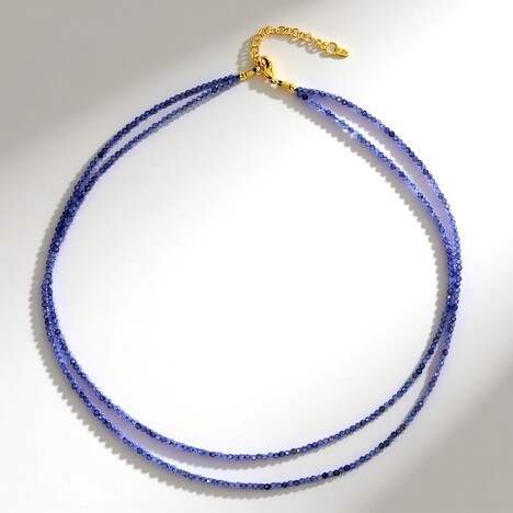 Collana in argento con Tanzanite