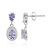 Orecchini in argento con Tanzanite
