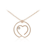 Collana in argento con Zaffiro Bianco