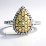 Anello in oro con Diamante Giallo SI2 (CIRARI)
