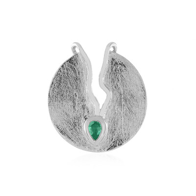 Ciondolo in argento con Smeraldo Etiope (MONOSONO COLLECTION)