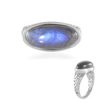 Blue Maniry Labradorite Silver Ring (Ornaments by de Melo)