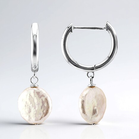 Orecchini in argento con Perla di Acqua Dolce