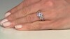 Bague en argent et Danburite