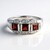 Bague en argent et Grenat du Mozambique