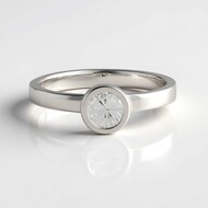 Anillo en plata con Zircón