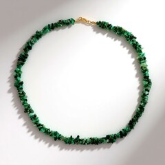 Collana in argento con Smeraldo Zambia