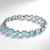Bracciale in argento con Topazio Blu Cielo