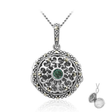 Collana in argento con Smeraldo