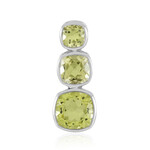 Ciondolo in argento con Quarzo Limone (MONOSONO COLLECTION)